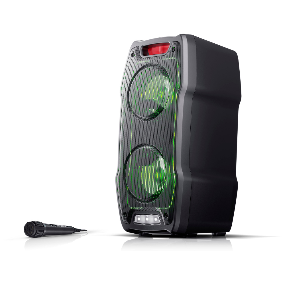 Sharp Black and Red Party Speaker 180W Image 1
