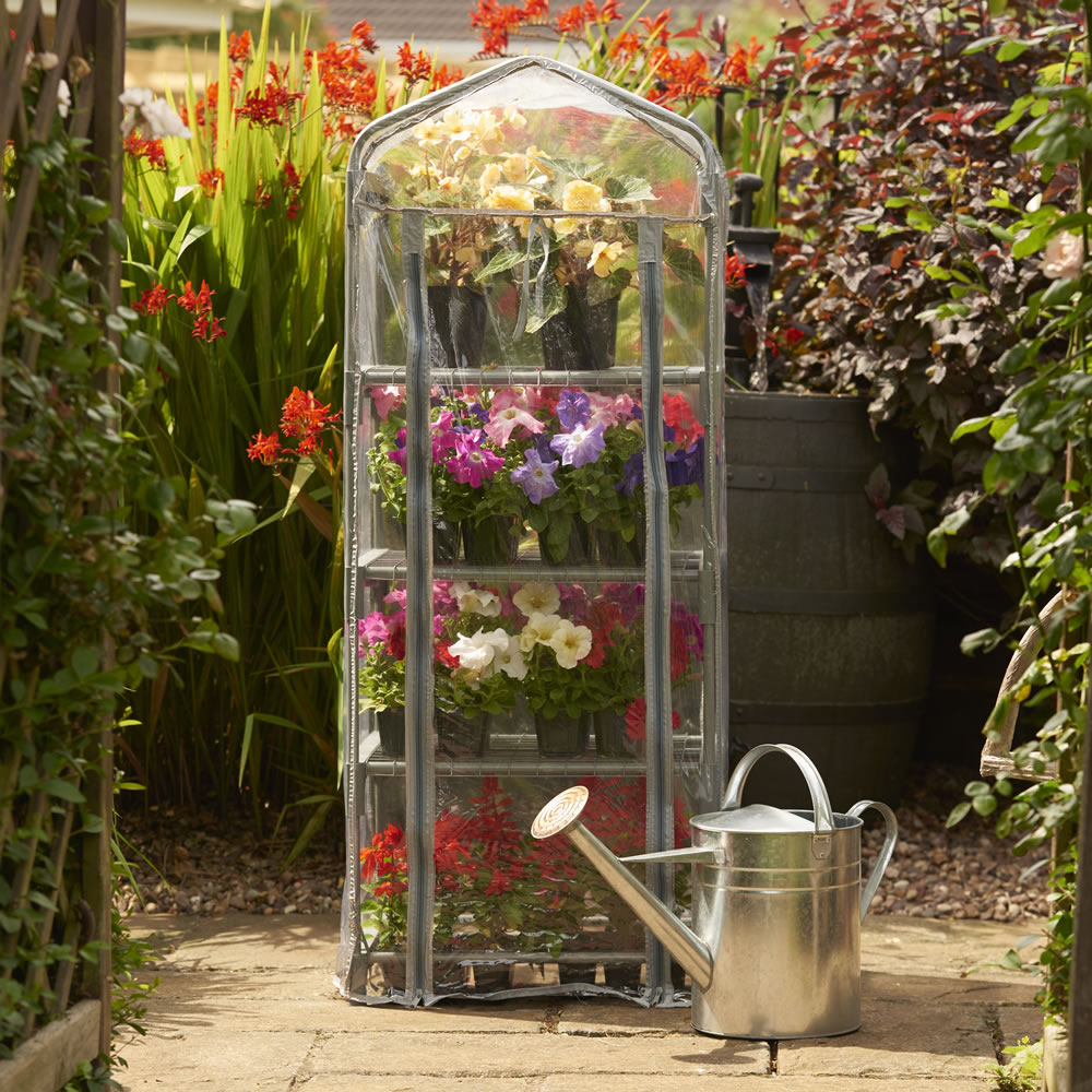 Wilko Mini Greenhouse W50 x H130 x D45cm Image 1
