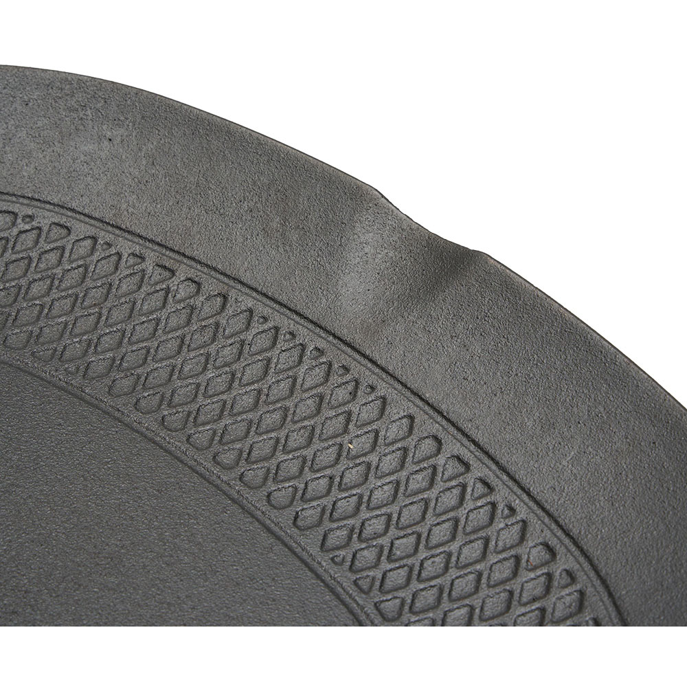 Living and Home Flat Centre Cast Iron Grill Pan Image 6