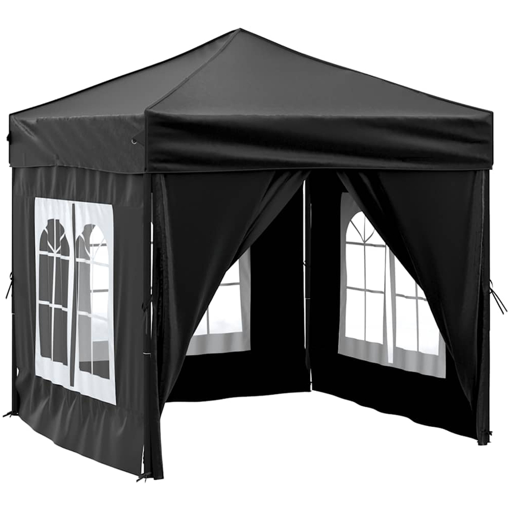 vidaXL 2 x 2m Black Foldable Gazebo Party Tent Image 3