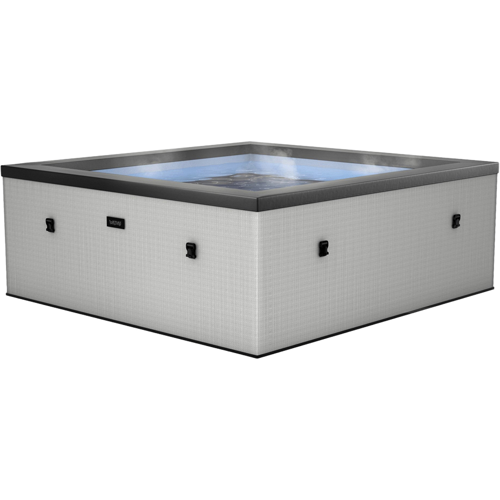 Wave Spas Garda 6 Person Graphite Grey Eco Foam Hot Tub with Integrated Heater Image 1