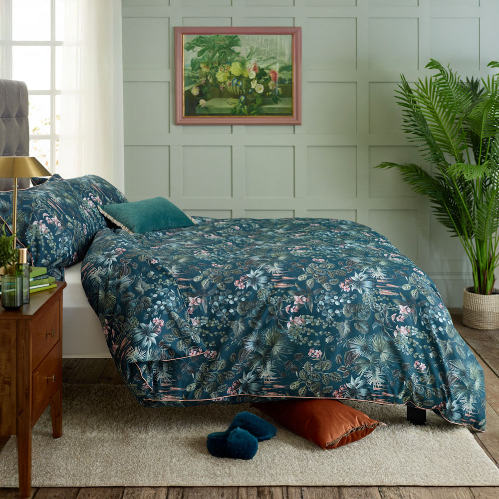 Deyongs Tropical Leaves Double Reversible Duvet Set Image 2