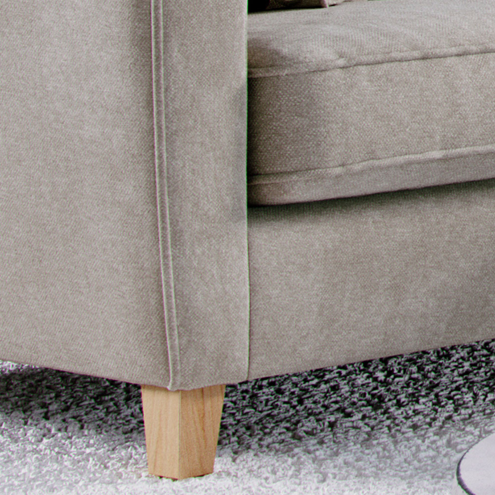 Marlon 4 Seater City Stone Corner Sofa Image 3