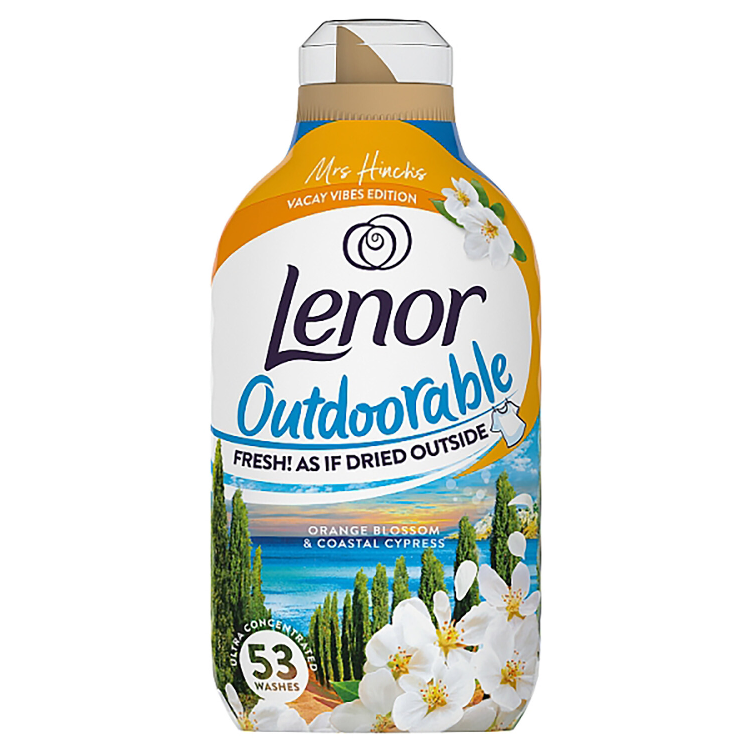 Lenor Outdoorable Fabric Conditioner - 53 / Orange Blossom and Coastal Cypress Image