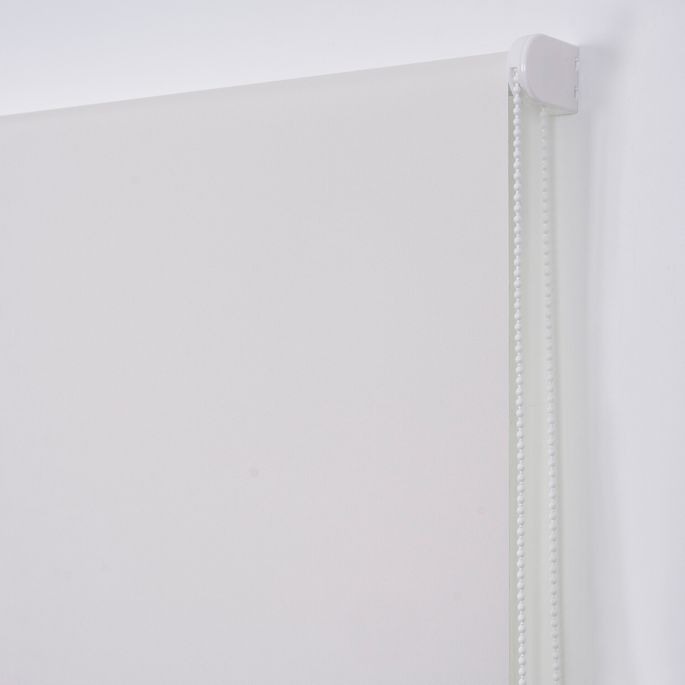 Plain Blackout BlindsPearl White120cm Image 3
