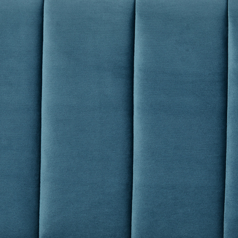 Home Detail Thomas 2 Seater Blue Velvet Sofa Image 6