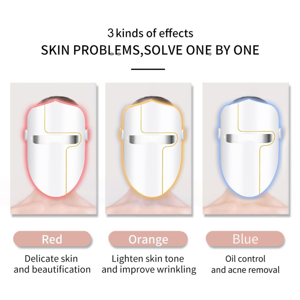 Alivio 7 Colour LED Therapy Beauty Mask with Protective Eye Mask Image 4