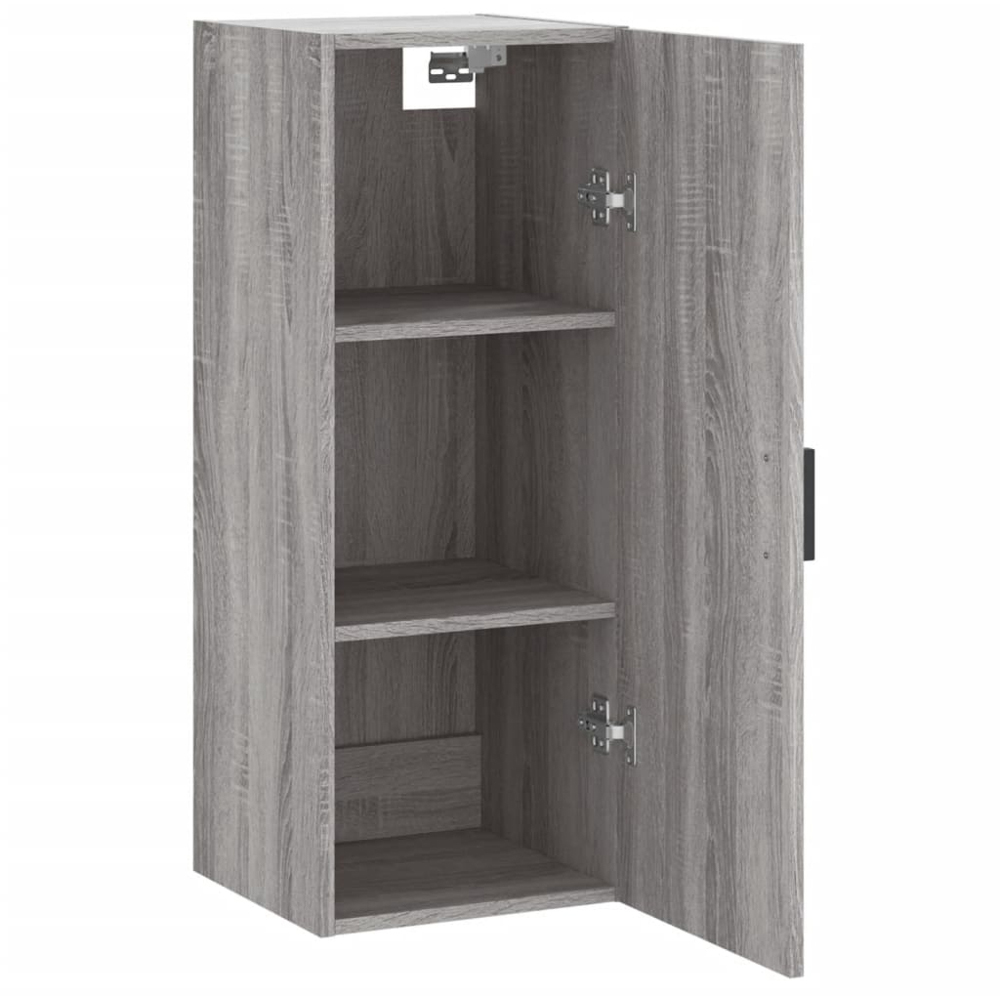 vidaXL Single Door Grey Sonoma Wall Mounted Cabinet Image 4