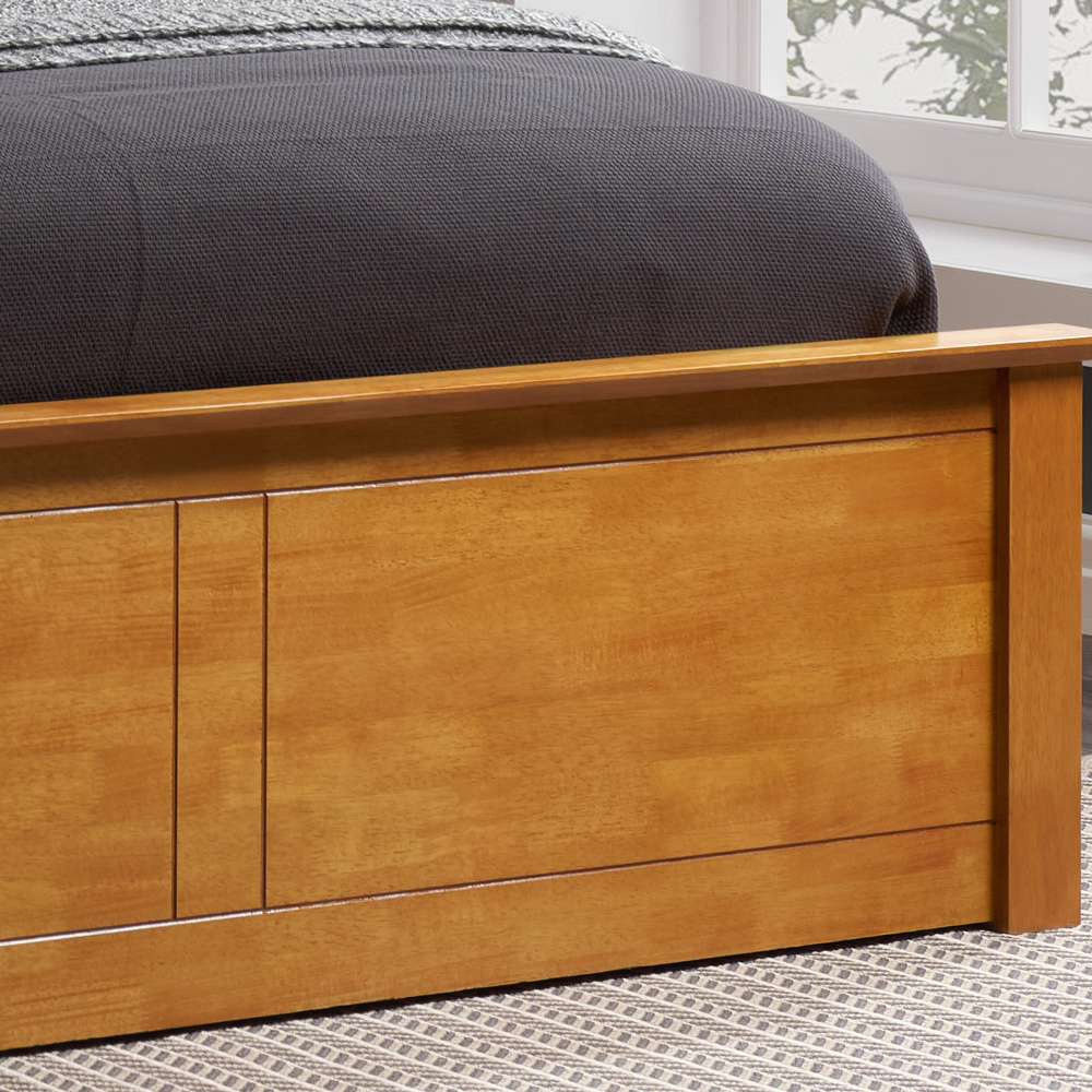 Phoenix Small Double Brown Ottoman Bed Image 6