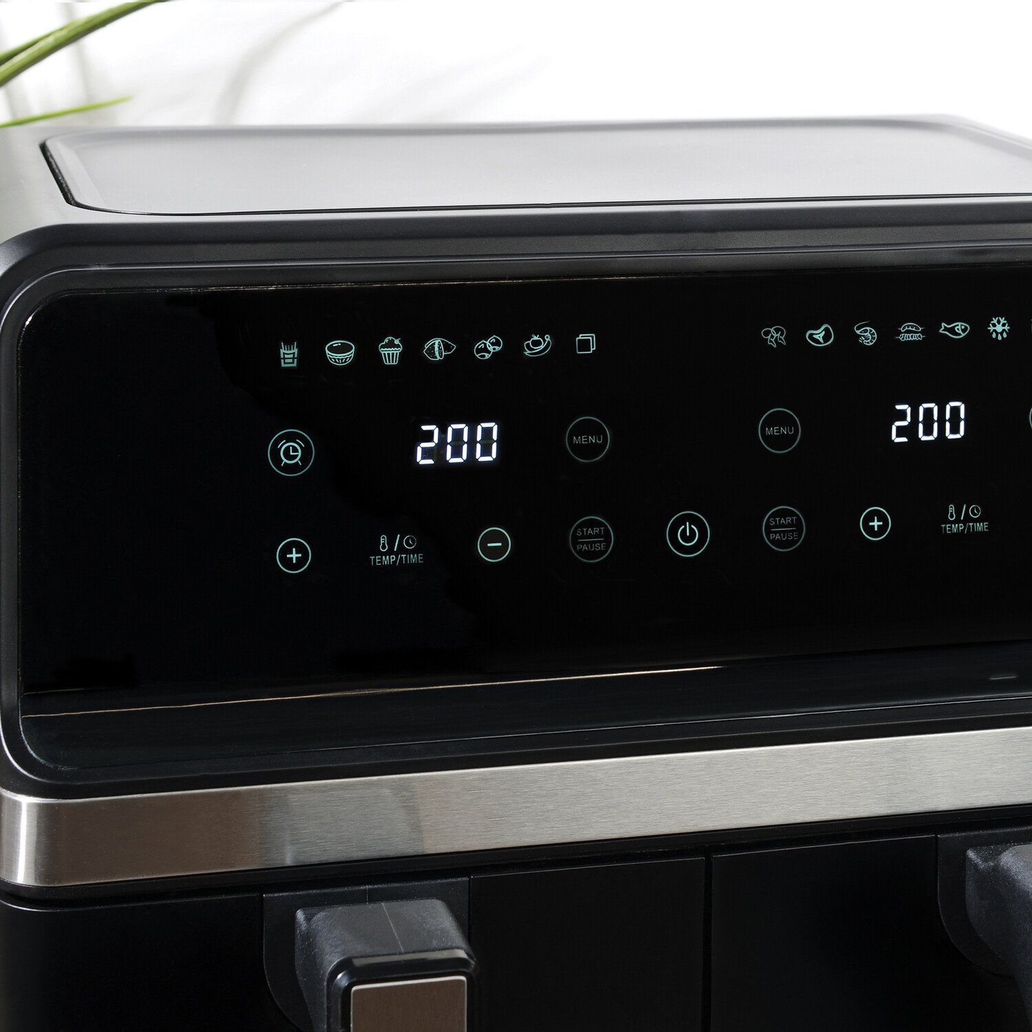 Kitchen Master Dual 8L Air Fryer - Black Image 4