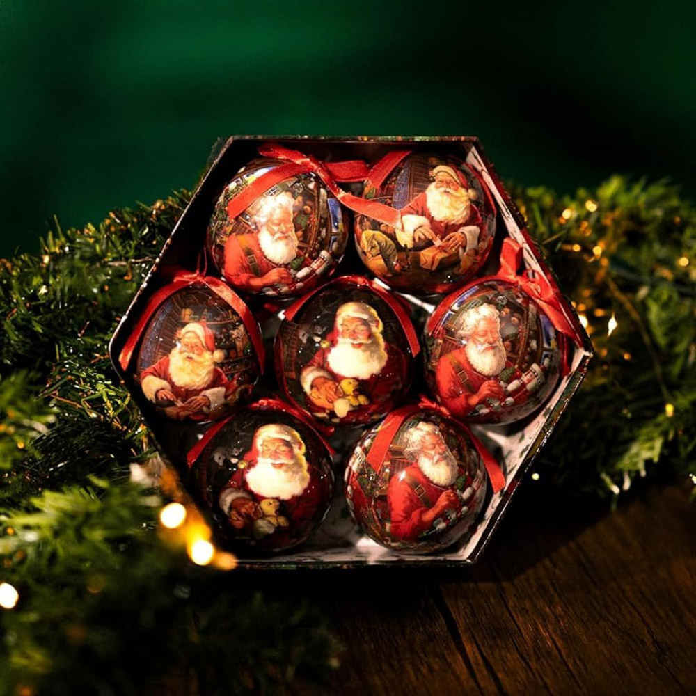 Marco Paul Santas Workshop Vintage Bauble 7 Pack Image 2