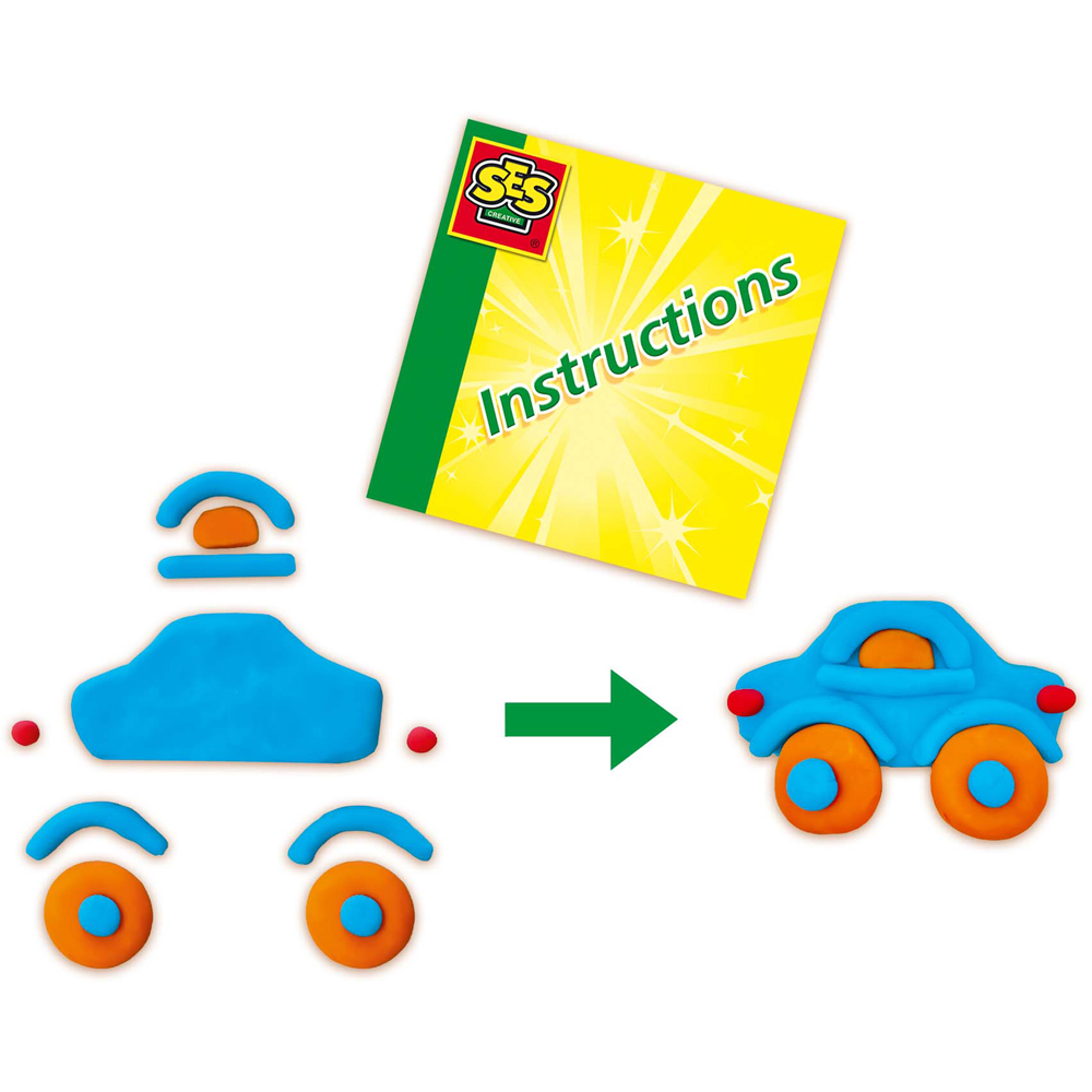 SES Creative Kids Traffic Dough Play Set Image 5