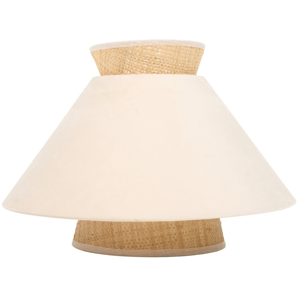 Natural 2 Tier Shade Cream Image 1