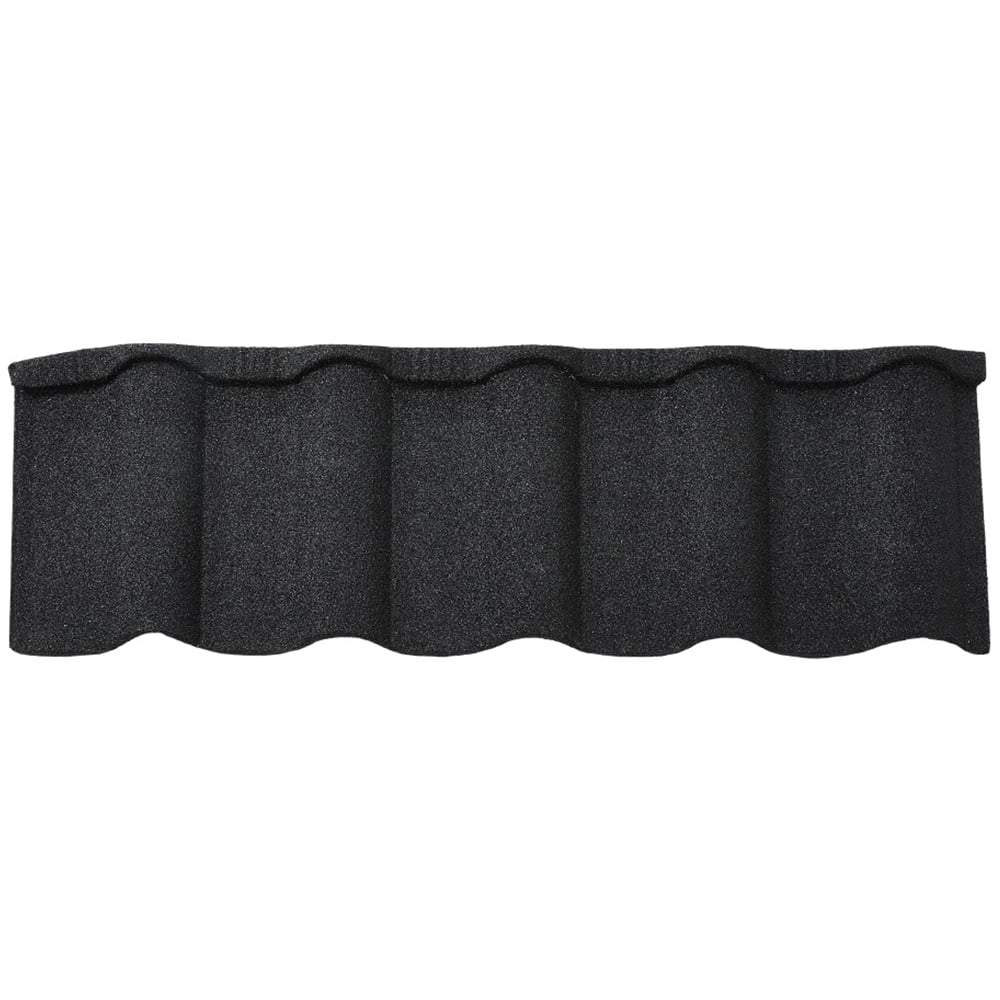 H&O Direct Black Galvanized Zinc Golan Tile Roof Shingles 5 Pack Image 1