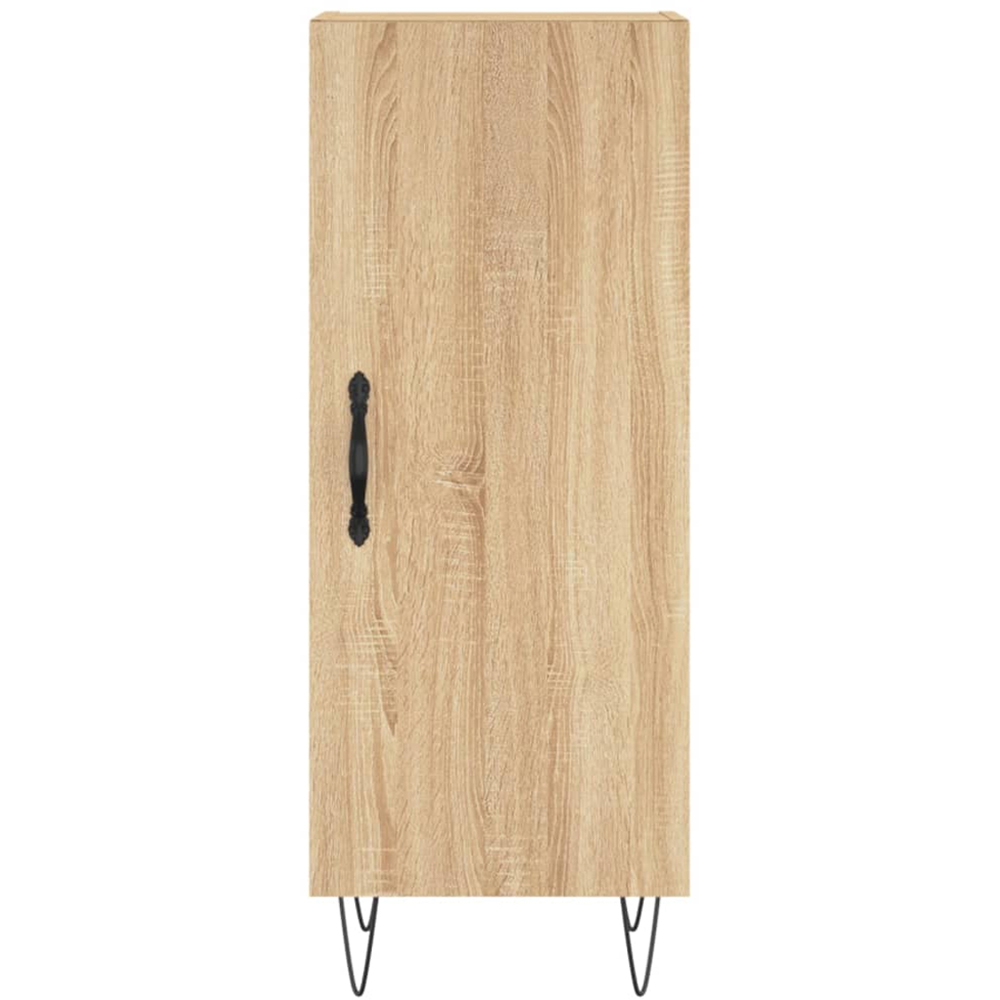 vidaXL Single Door Sonoma Oak Sideboard Image 5
