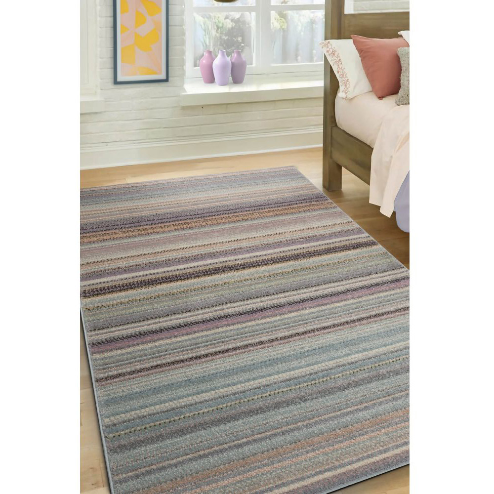 Homemaker Echo Pastel Stripe Rug 160 x 230cm Image 3