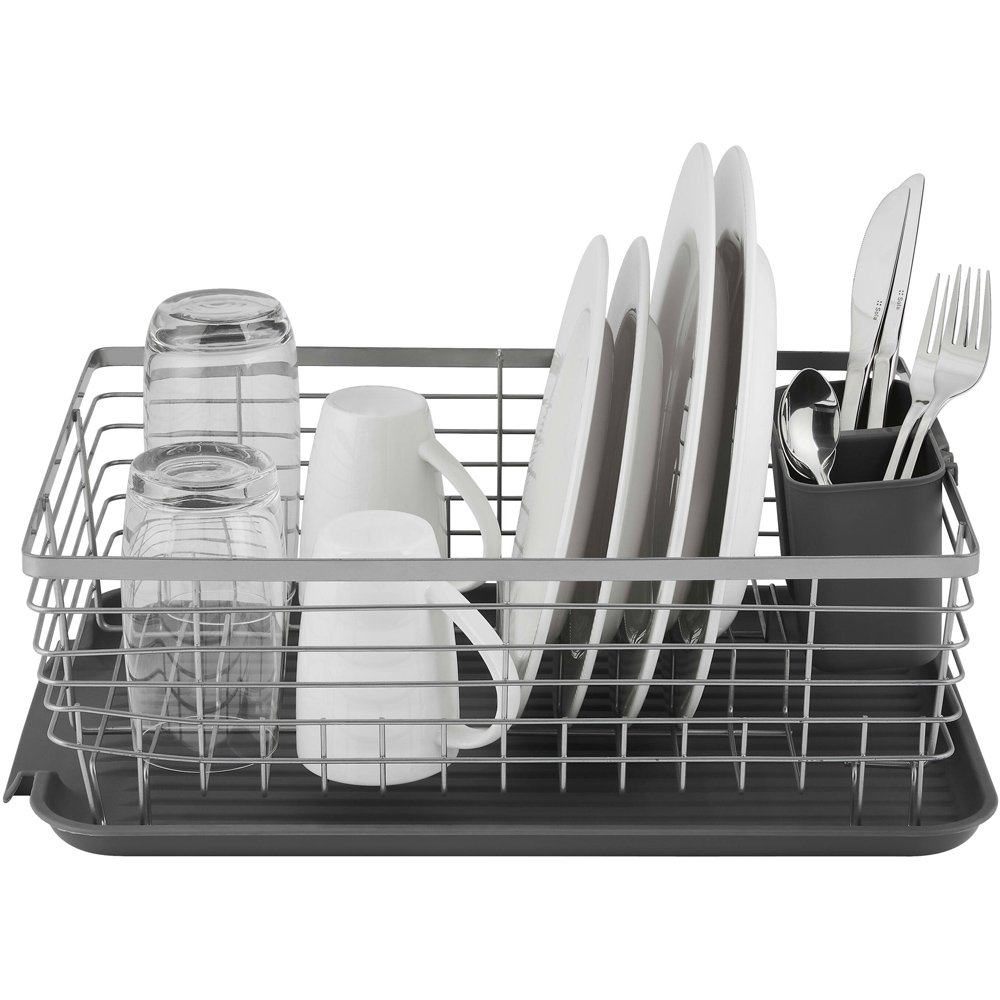 Tower Compact Dishrack with Cutlery Image 2