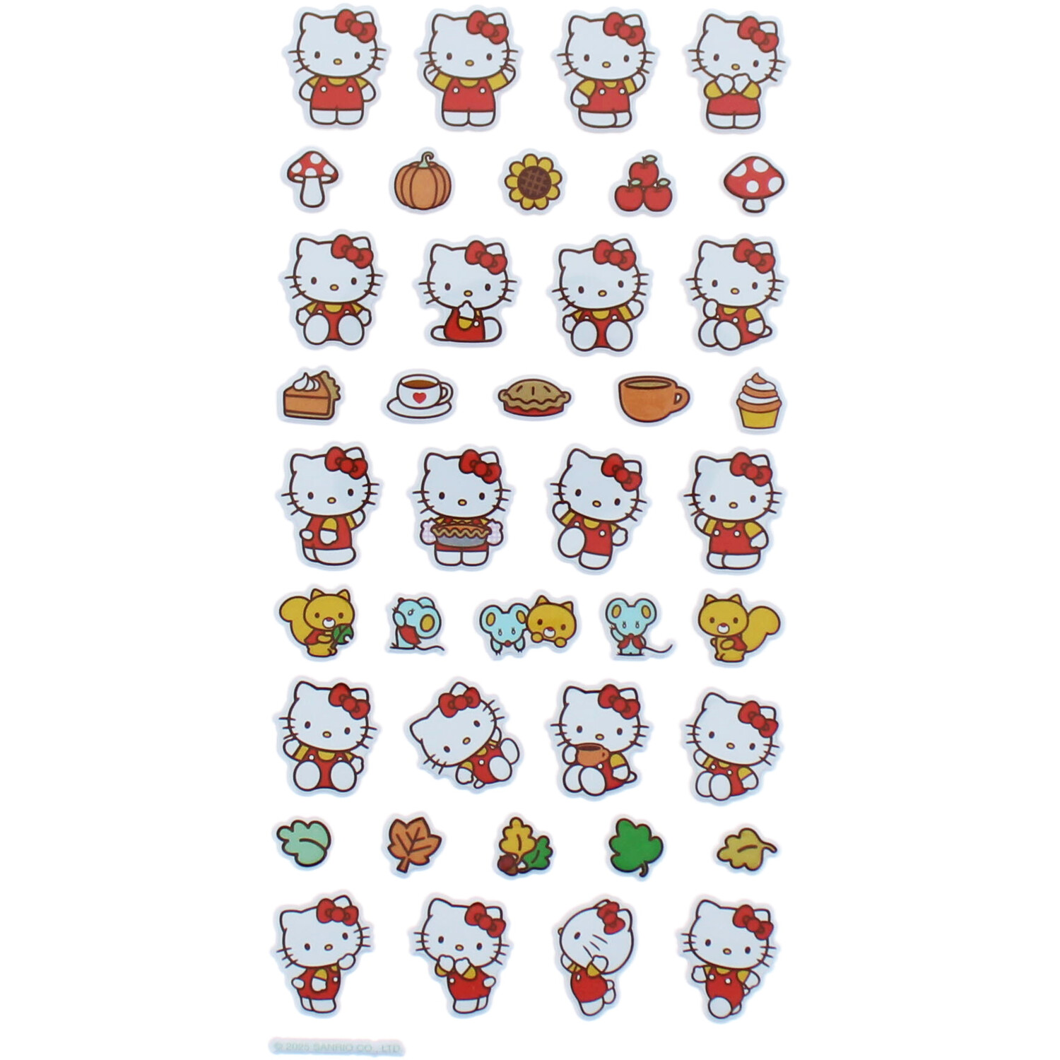 Pumpkin Hello Kitty Puffy Stickers Multicolour Image 2