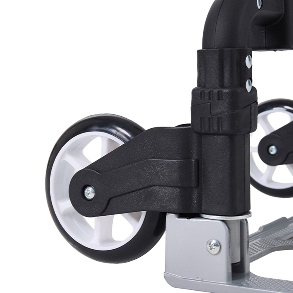 Living and Home Aluminium Alloy Folding Hand Truck with Bungee Cord 75kg Image 6