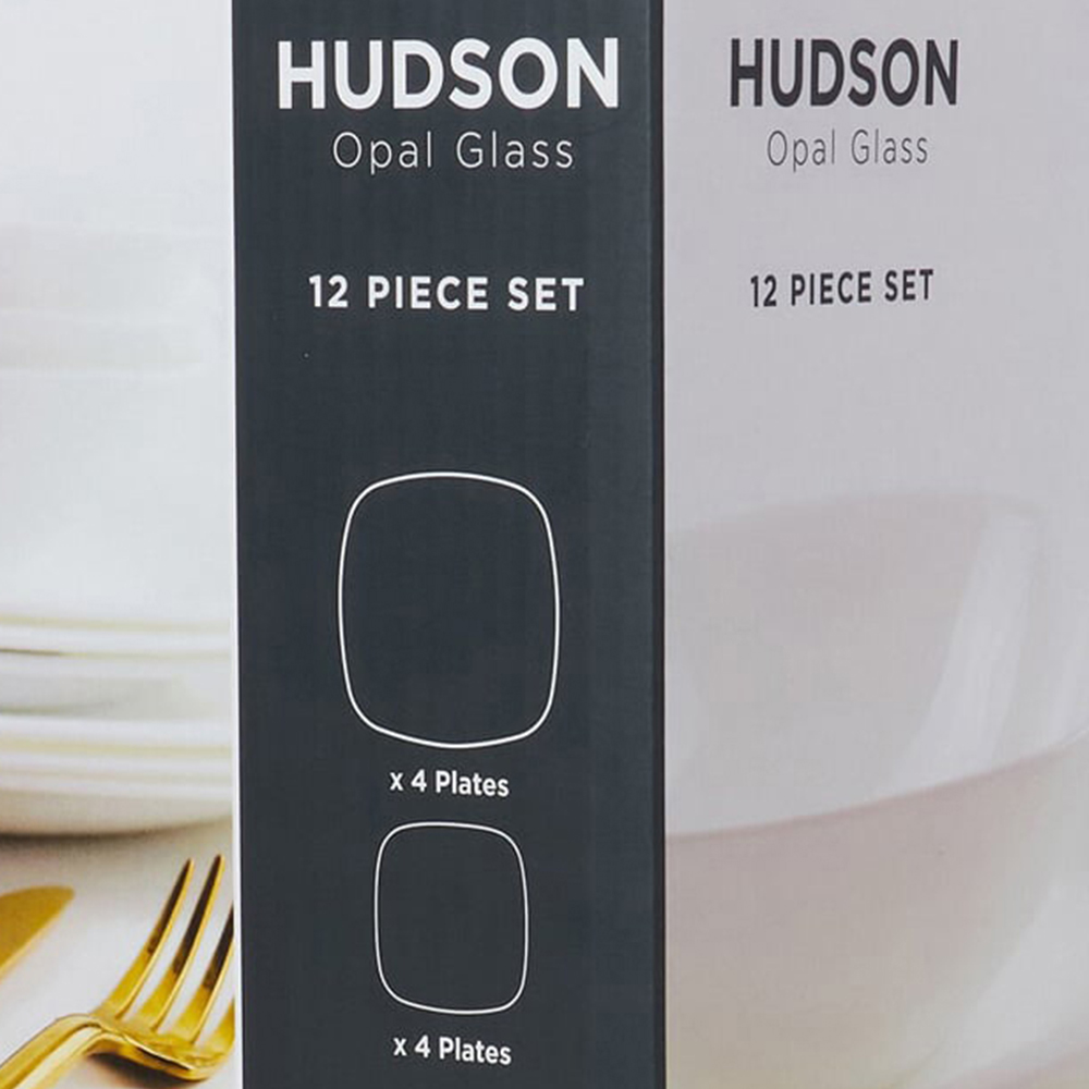 12-Piece Hudson Dinner Set - White Image 6