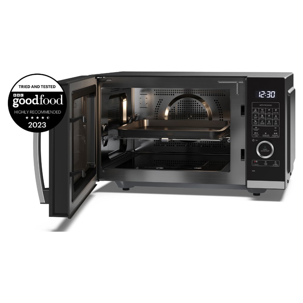 Sharp YC-QC254U-B 25L Convection Jog Dial Flatbed Microwave 900W Image 4