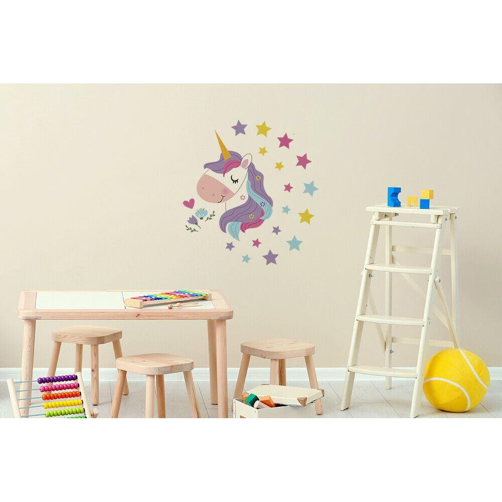 Walplus Kids Magical Unicorn Self Adhesive Wall Stickers Image 2