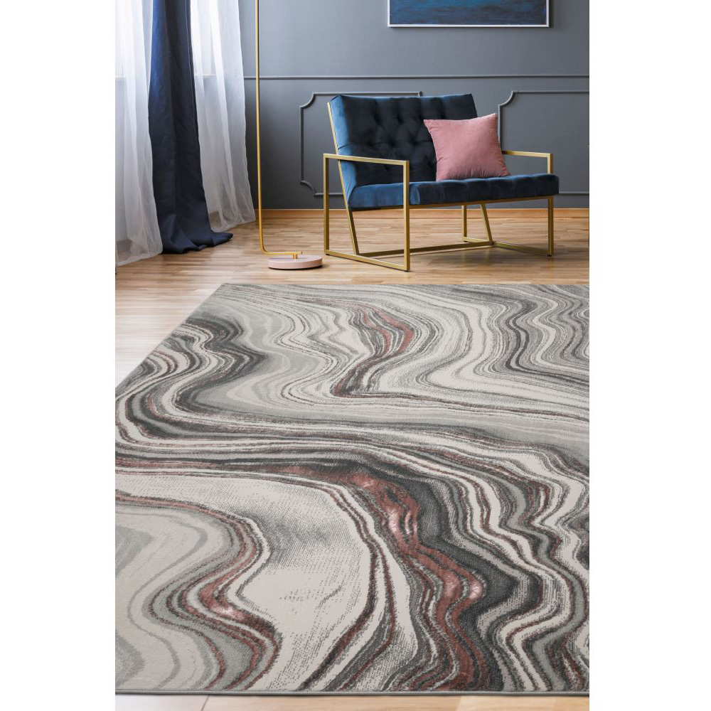 Homemaker Dusk Pink Watercolour Rug 140 x 200cm Image 5