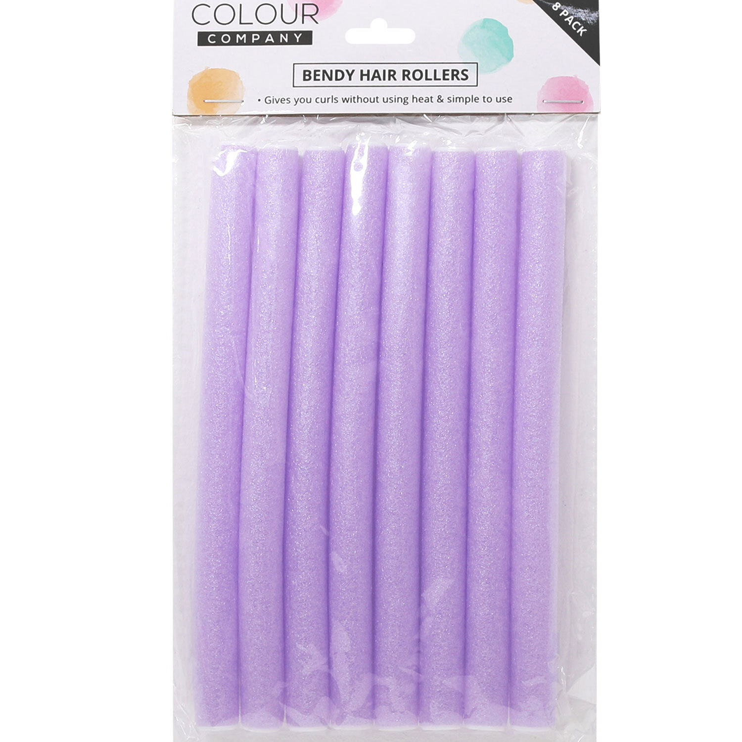 Pack of 8 Bendy Hair Rollers Image