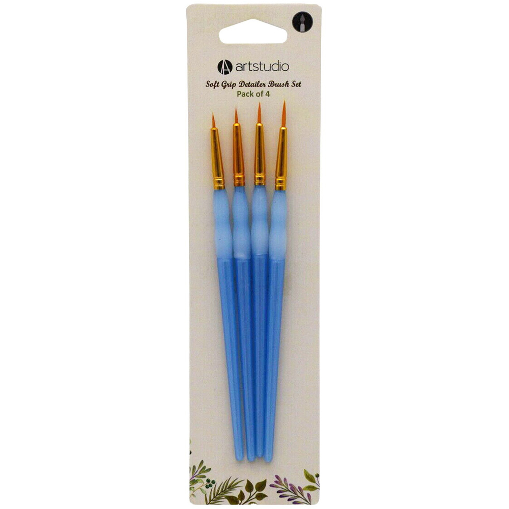 Art Studio Soft Grip Detailer Brush Set Image