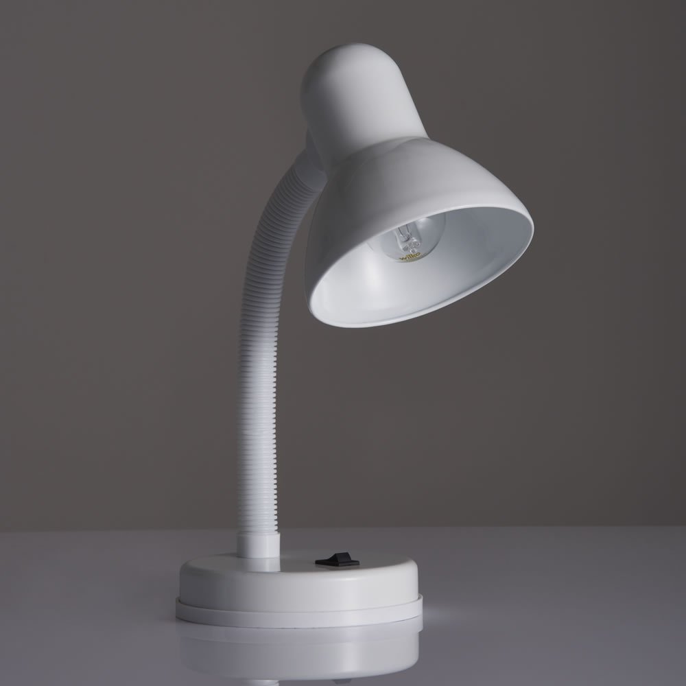 Wilko White Desk Lamp Image 5