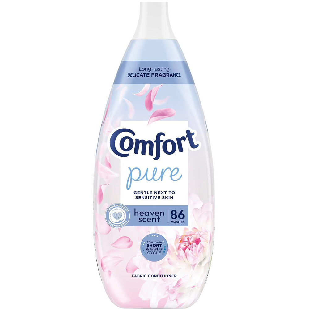Comfort Pure Heaven Fabric Conditioner 86 Washes 1.26L 6 Pack Image 2