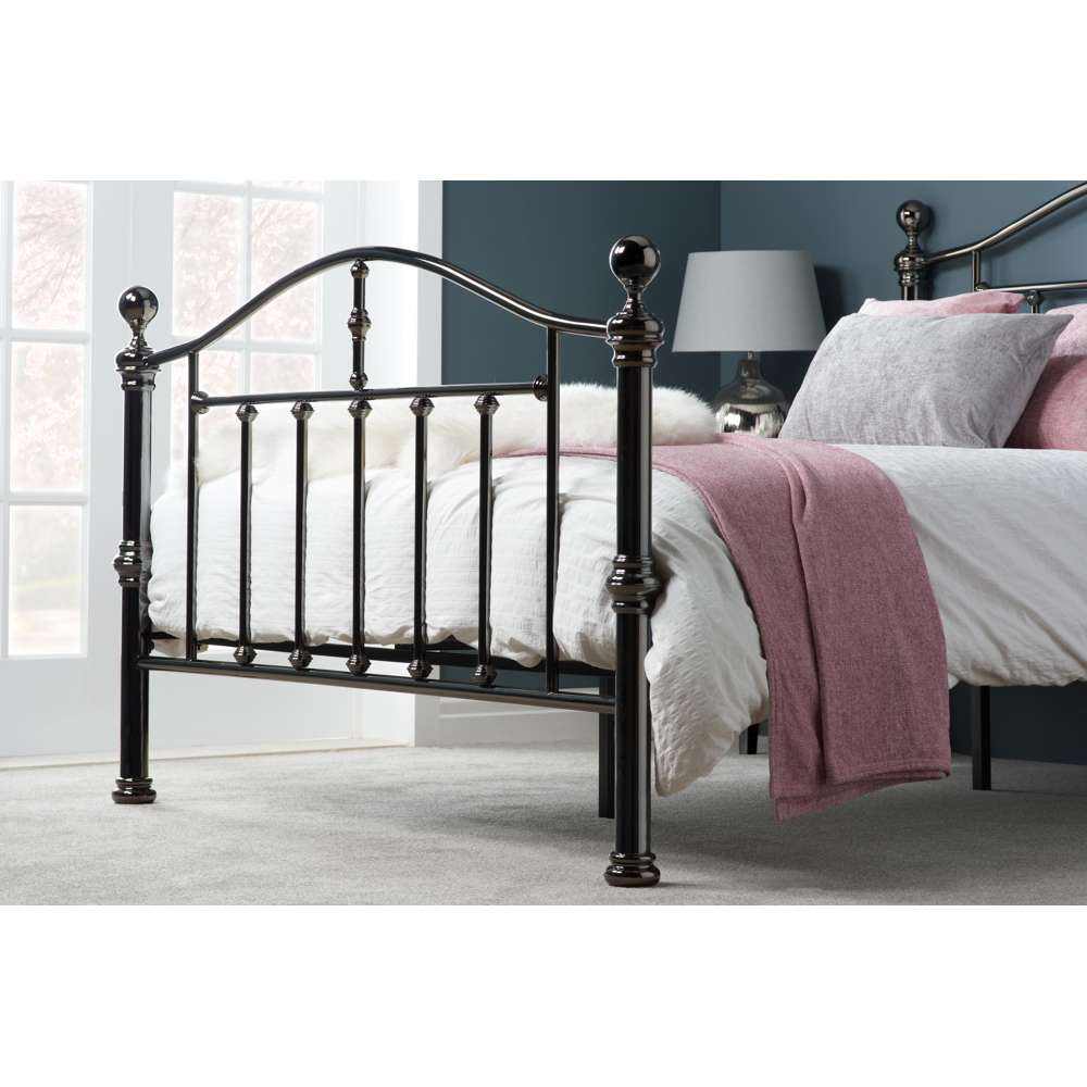 Victoria Double Black Bed Frame Image 6