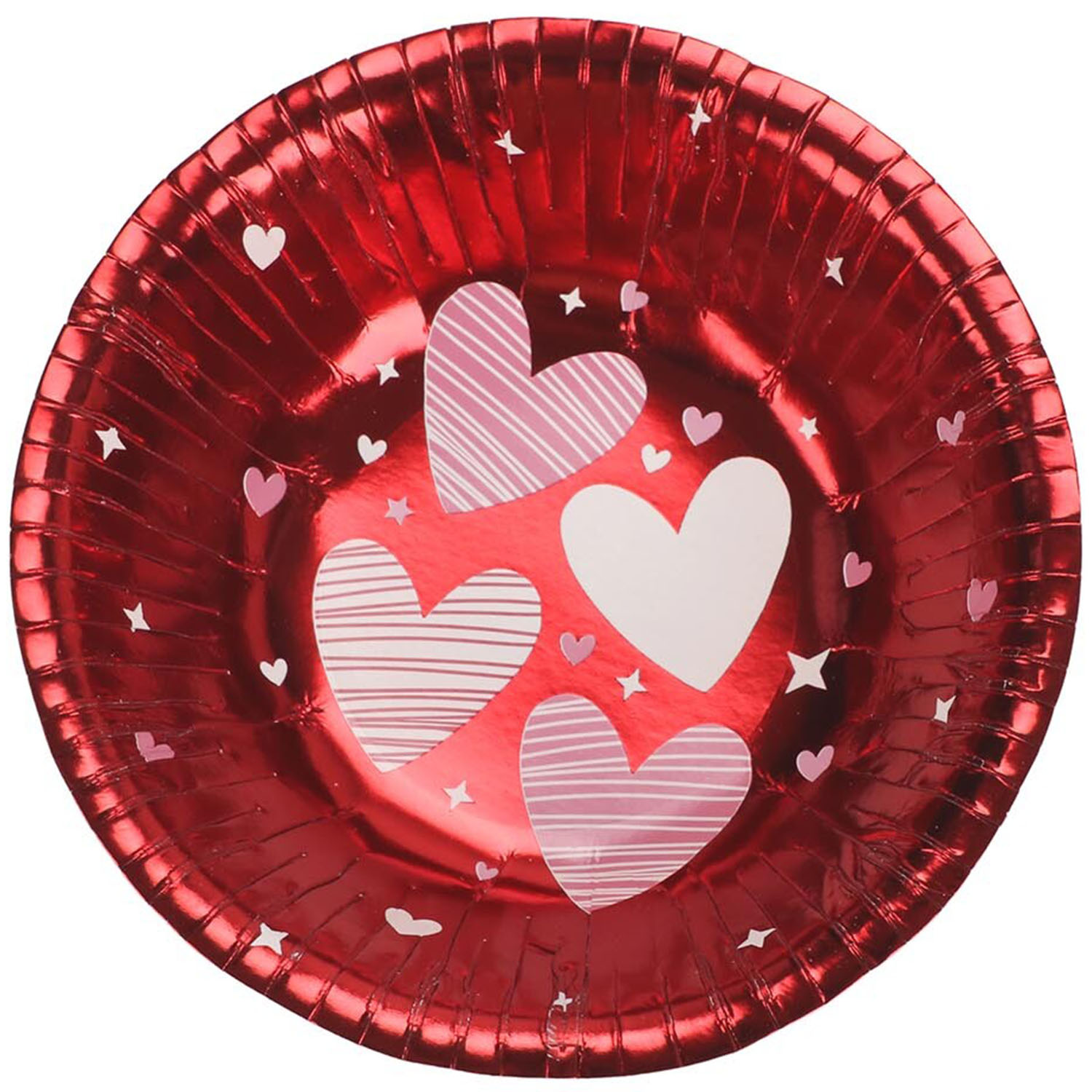 Pack of 8 Heart Bowls - Red Image 2
