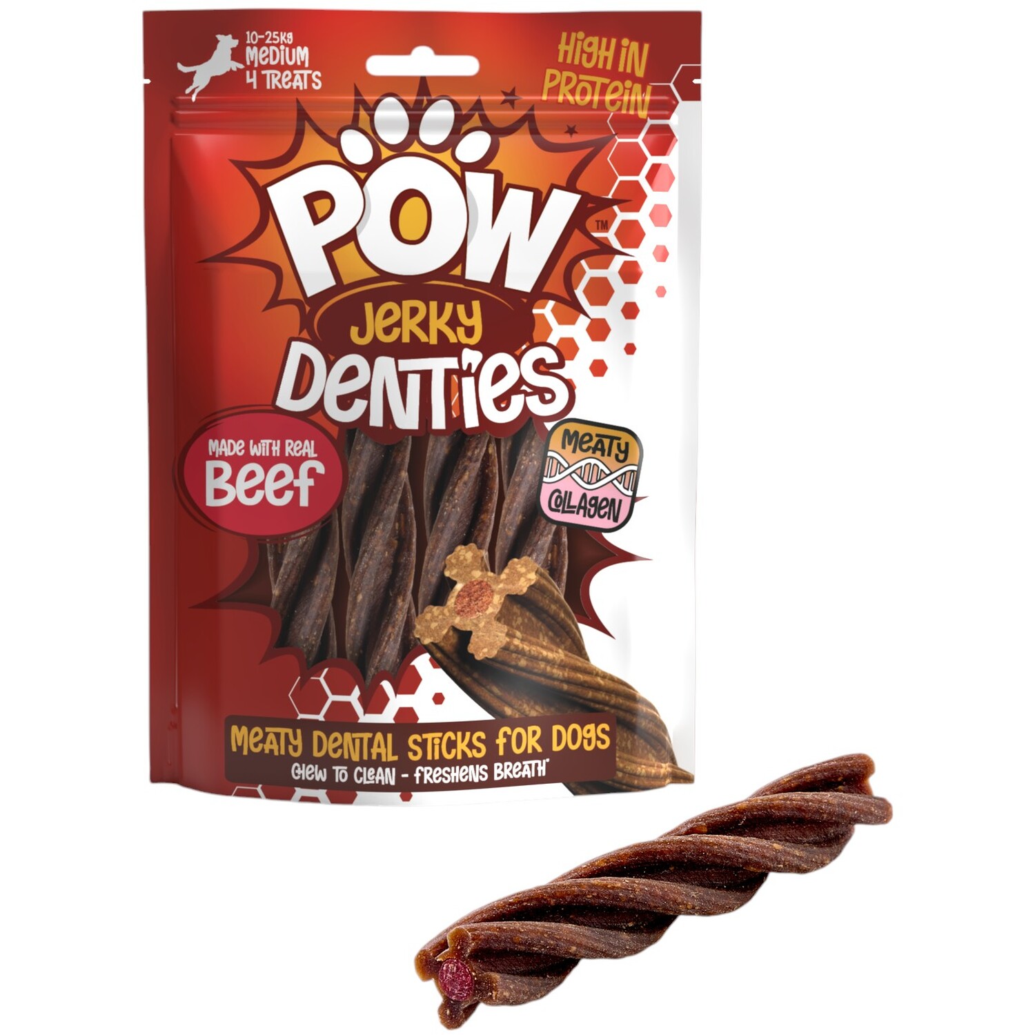 Denties Assorted Flavour Dog Treats Image 1