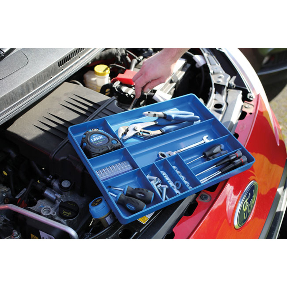Laser 6937 Blue Plastic Organiser Tray Image 2