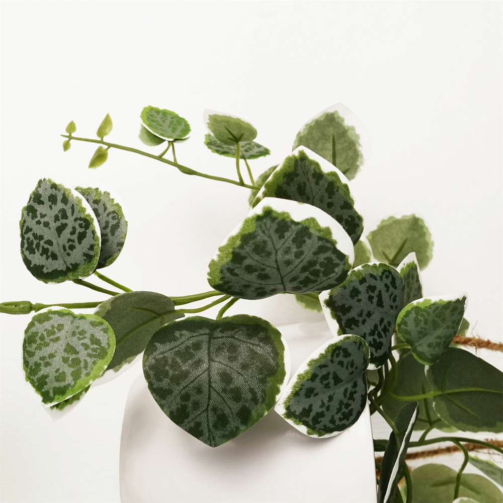 Leaf Trailing String of Hearts Hanging Artificial Plant 90cm Image 3