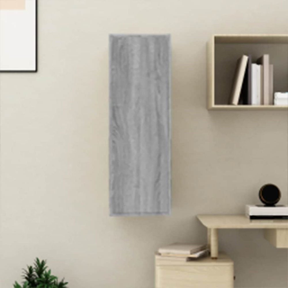 vidaXL Single Door Grey Sonoma TV Cabinet Image 8
