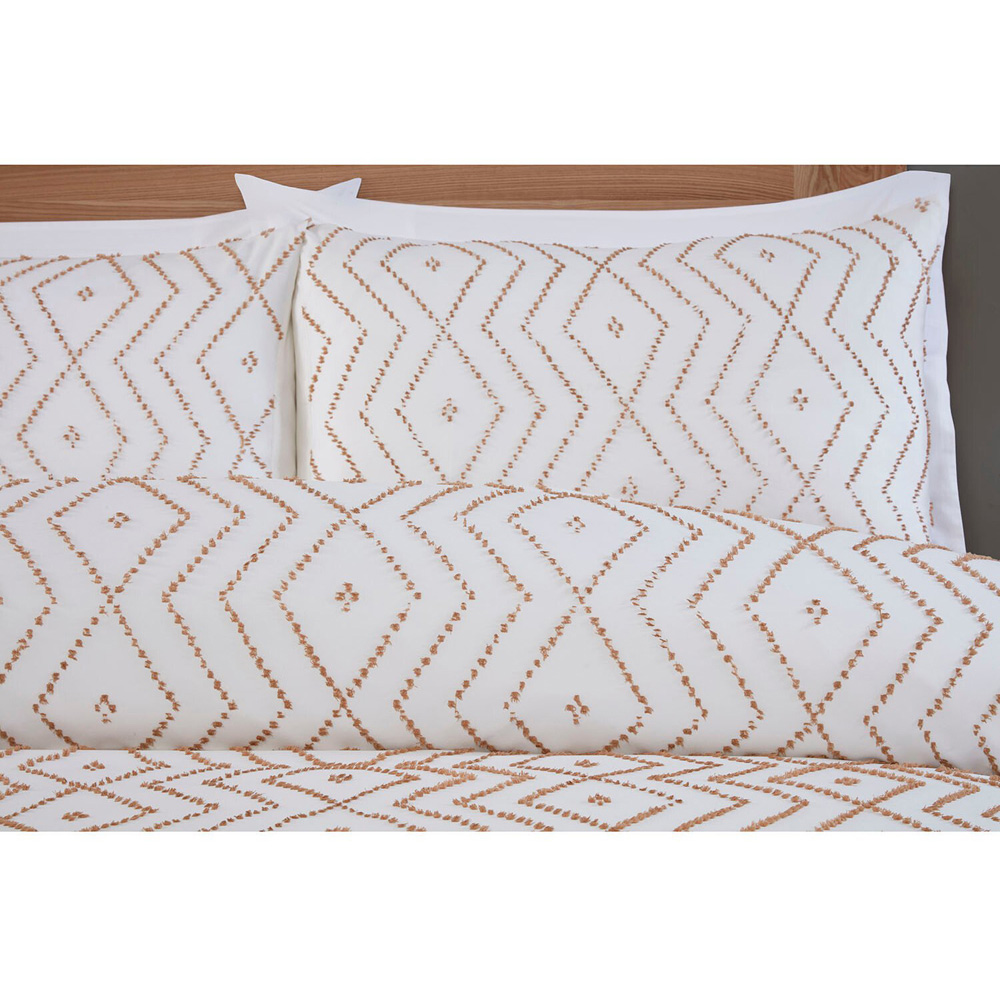 Kasiya Geo Duvet Set - Natural and White / King Image 5