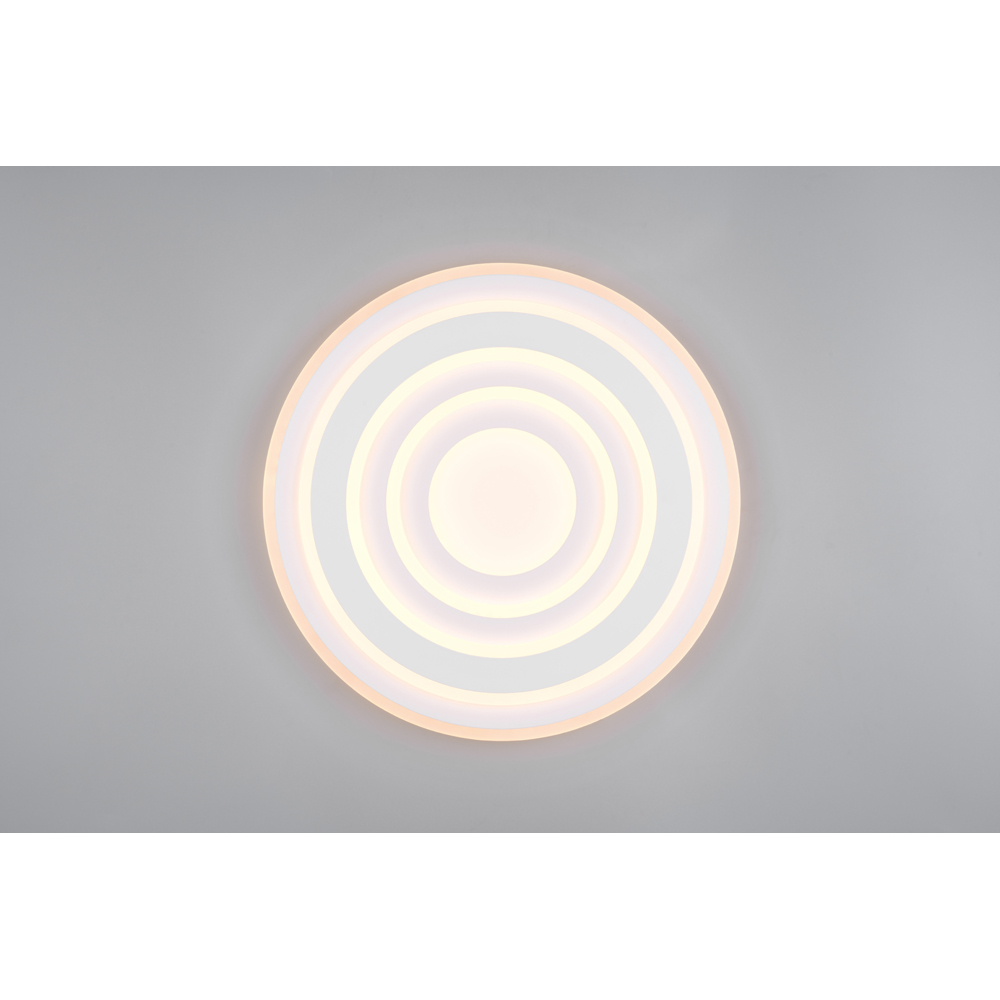 TRIO Costa White Matt Integrated LED Ceiling Light Image 4