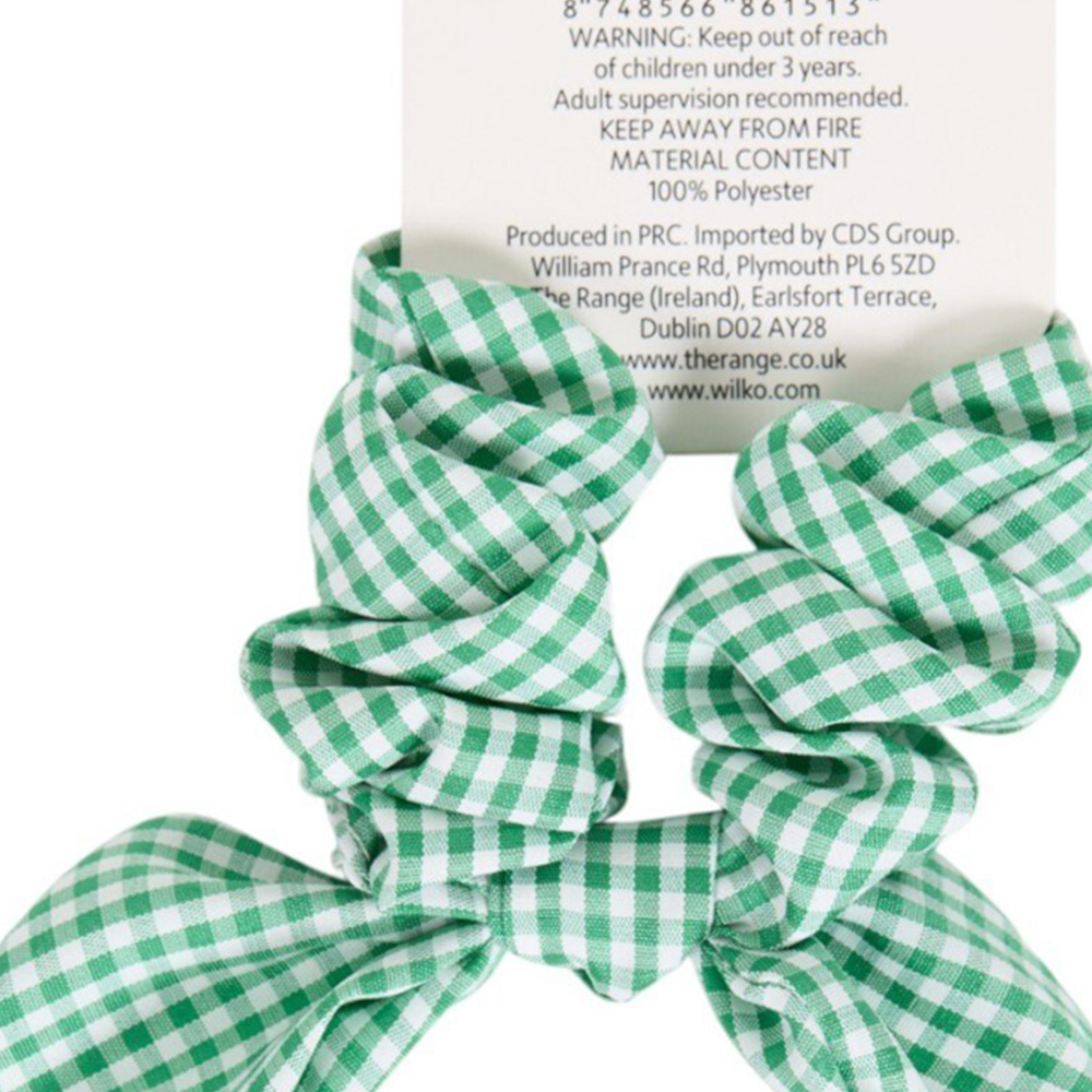 Bow Scrunchie Green Image 3