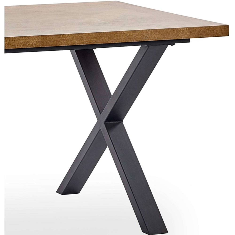 Julian Bowen Aron 6 Seater Wood Finish Dining Table Image 4