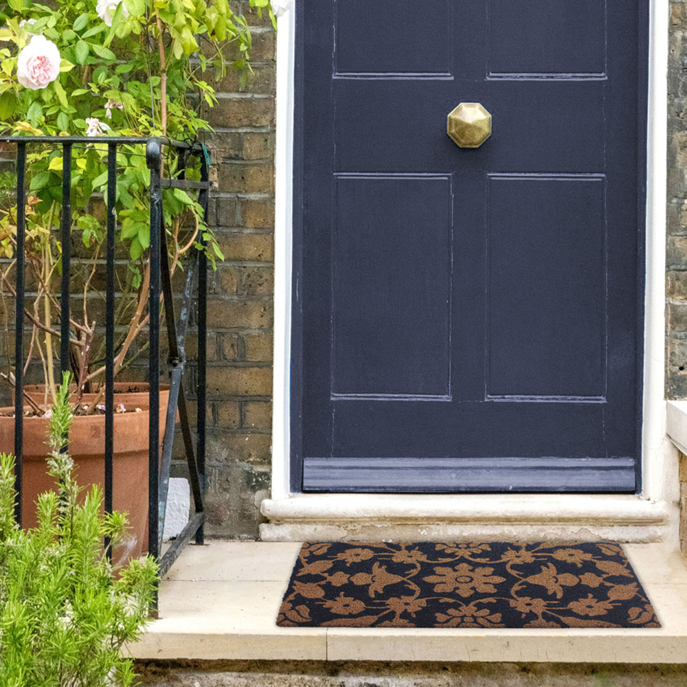 RHS Jekyll Floral Latex Backed Door Mat 45 x 75cm Image 5