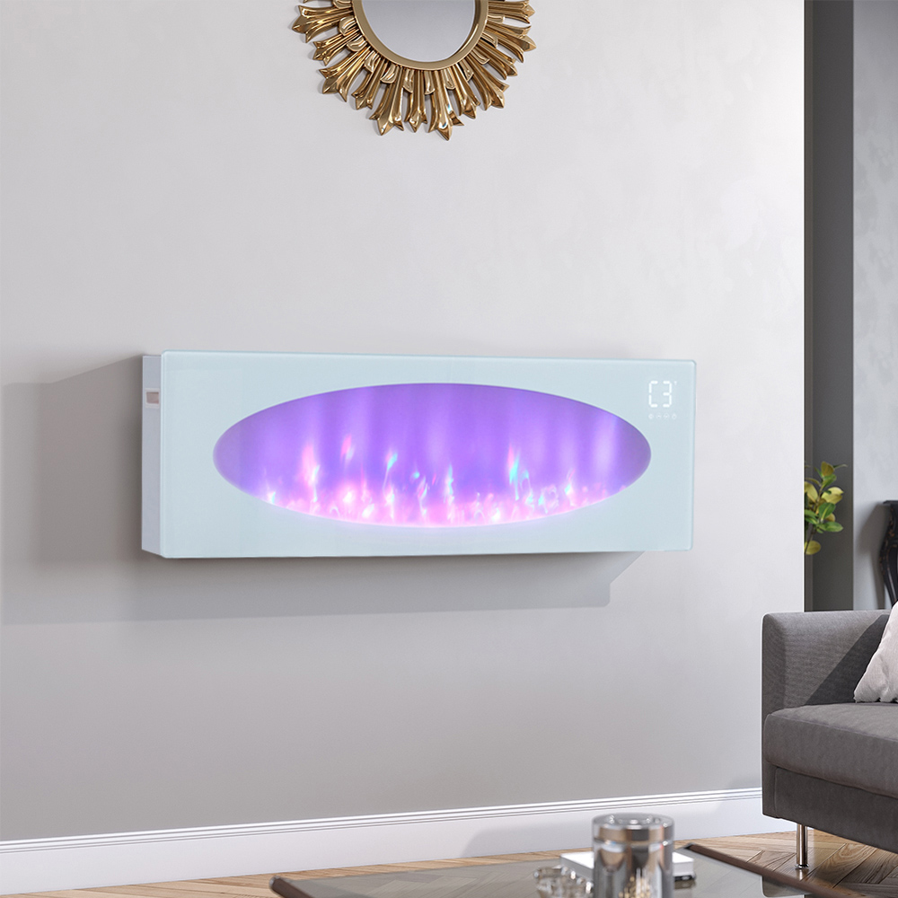 Living and Home 7 Flame Colour Mounted or Freestanding Electric Fireplace with WiFi Remote 42 inch Image 7