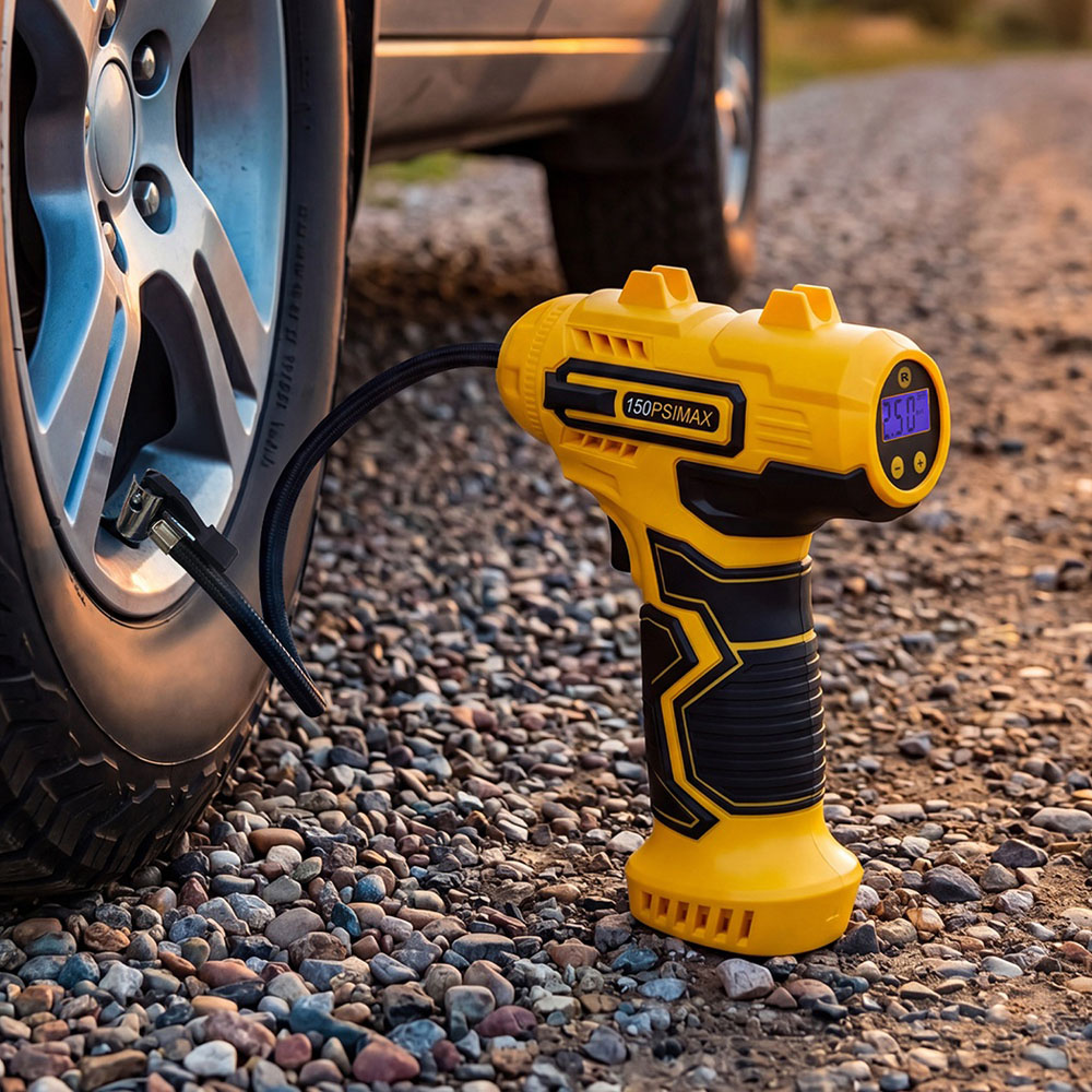 Traderight 150 PSI Portable Cordless Car Tyre Inflator and Air Compressor Image 2