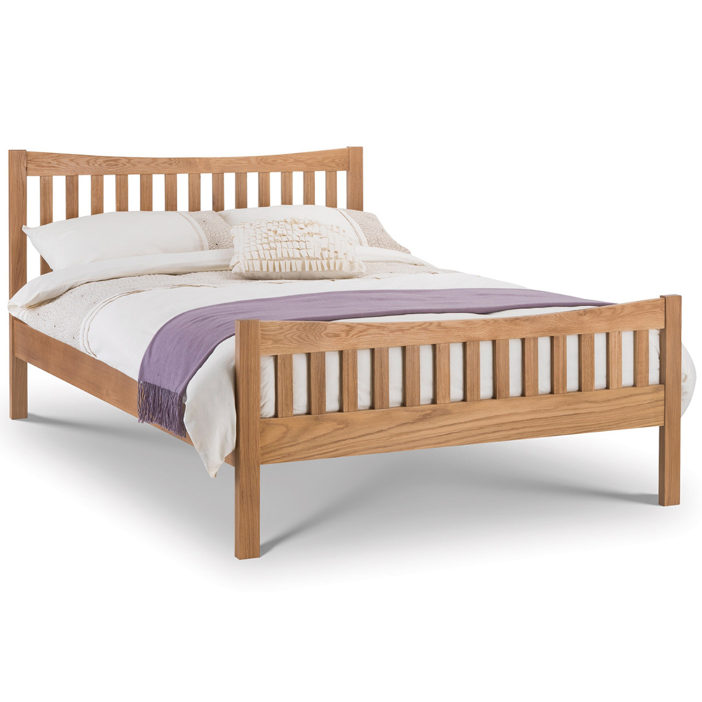 Julian Bowen Bergamo Double Oak Bed Image 3