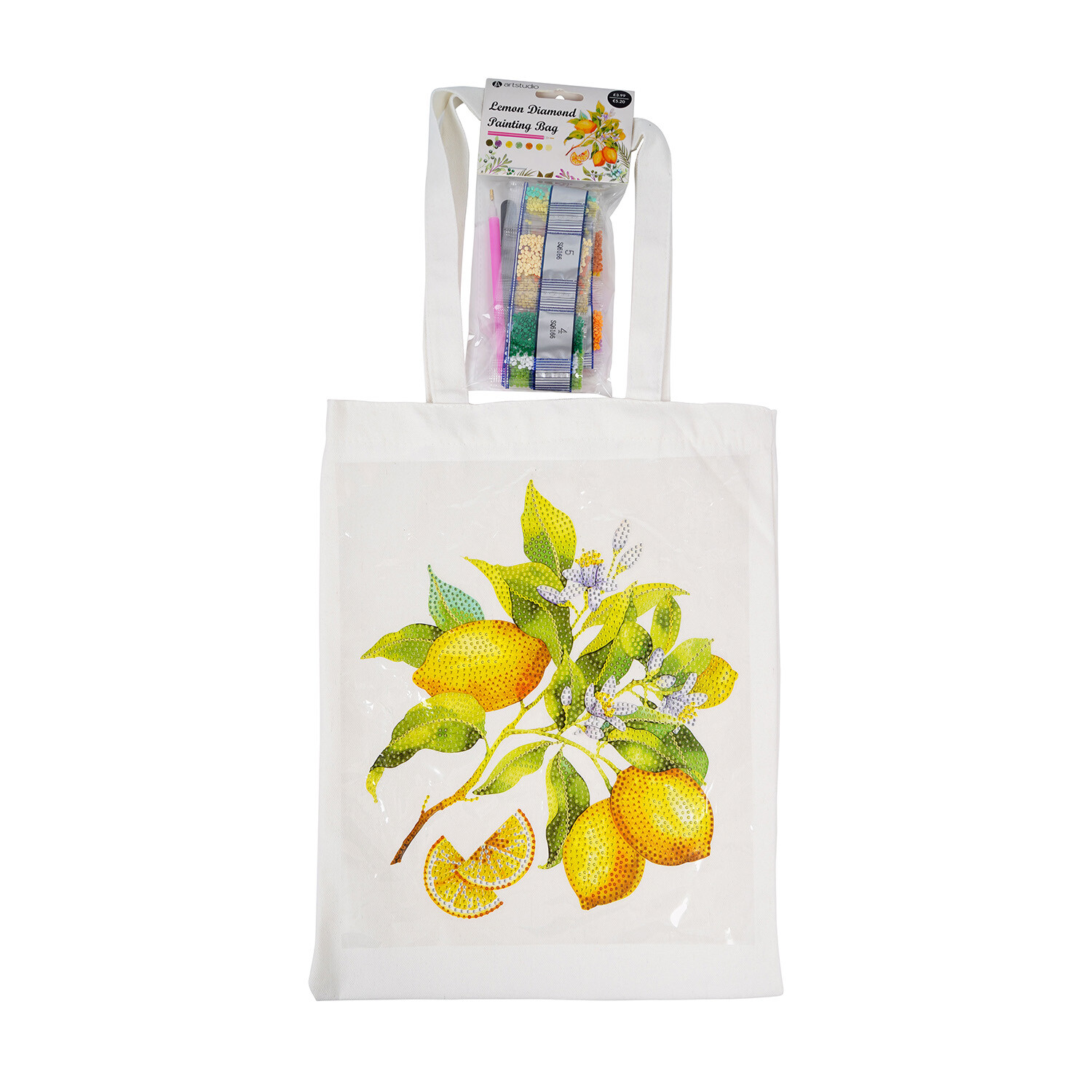 Art StudioSummer Fruits Diamond Painting Bag Image 1