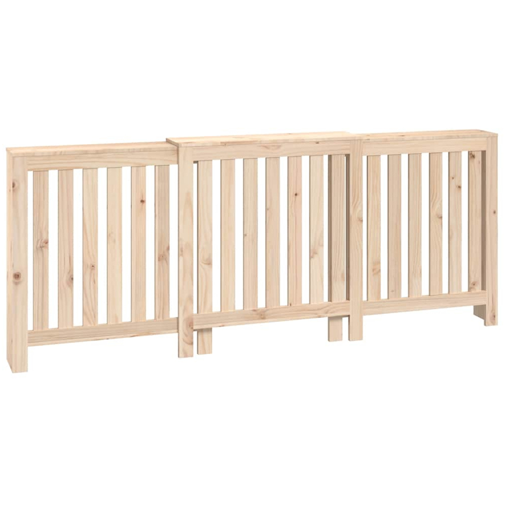 vidaXL Natural Pine Wood Radiator Cover 850 x 2100mm Image 1