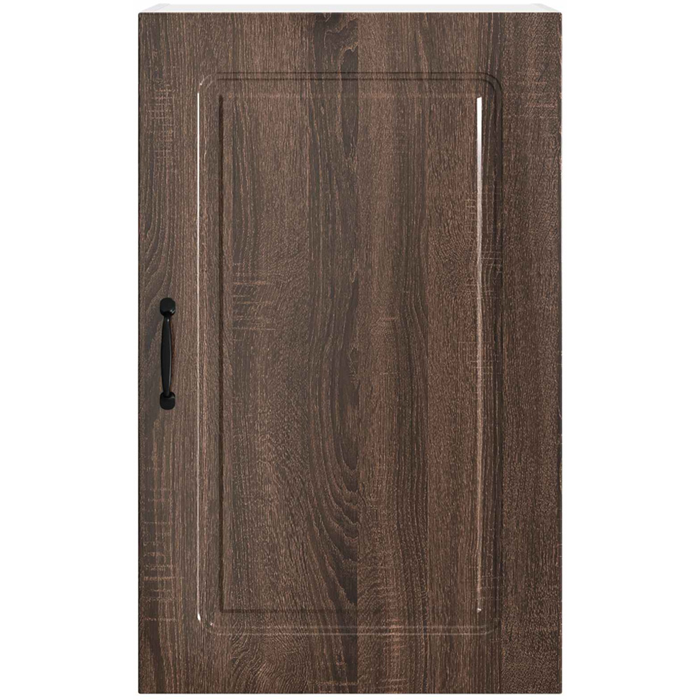 vidaXL Kalmar Single Door Brown Oak Wall Kitchen Cabinet Image 4