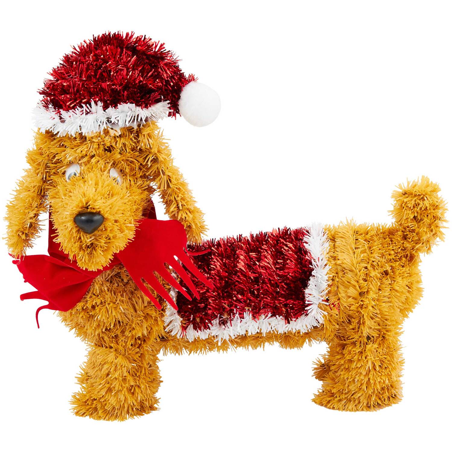 Tinsel Santa Paws - Brown Image 1