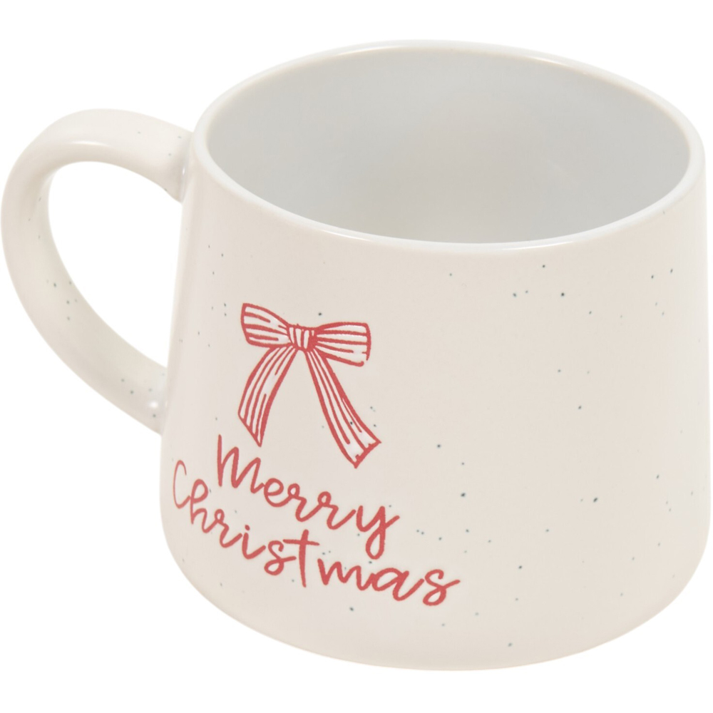 Merry Christmas Bow or Red Trees Mug Image 8